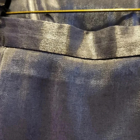 Positive Attitude Petite Shiny grey 2 piece set jacket and skirt - Picture 6 of 12